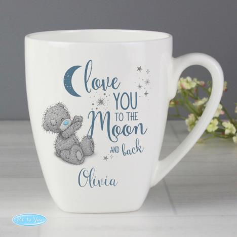 Personalised Love You to the Moon & Back Me to You Latte Mug Extra Image 3
